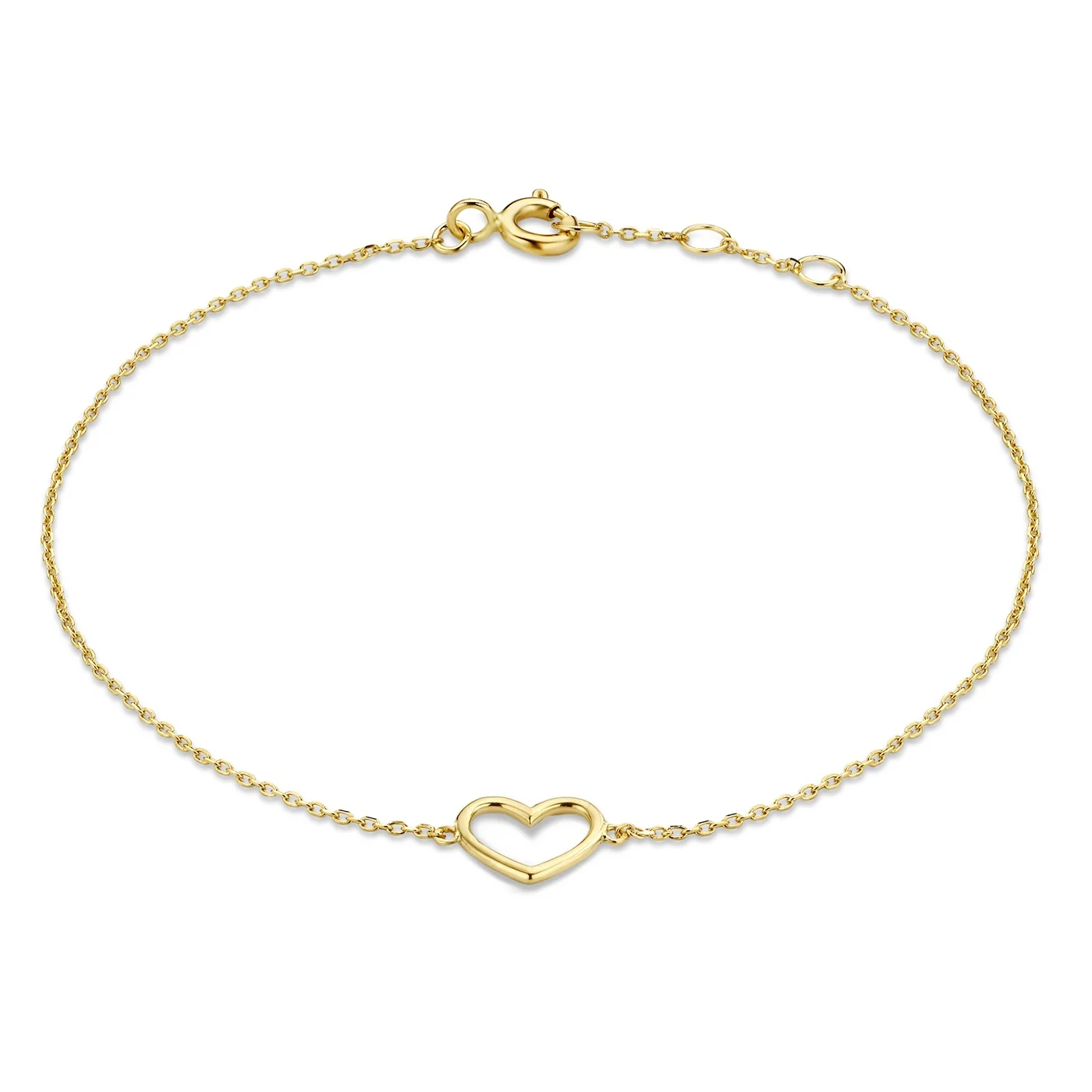 Belleville Amore 14 karat gold bracelet with heart