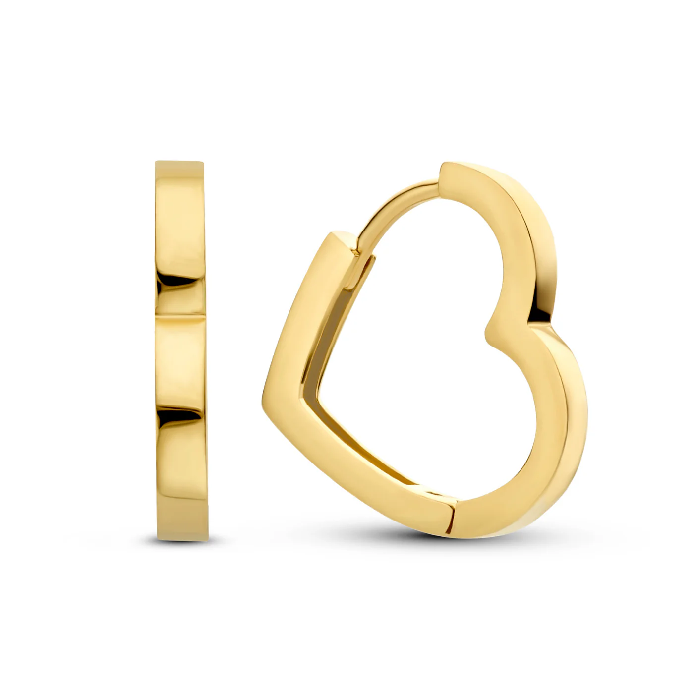 Belleville Amore 14 karat gold earrings with heart