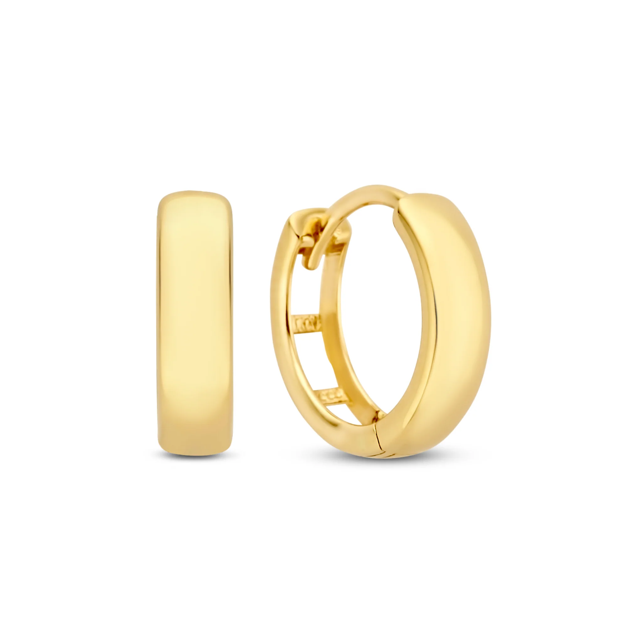 Rivoli Morgane 14 karat gold hoop earrings