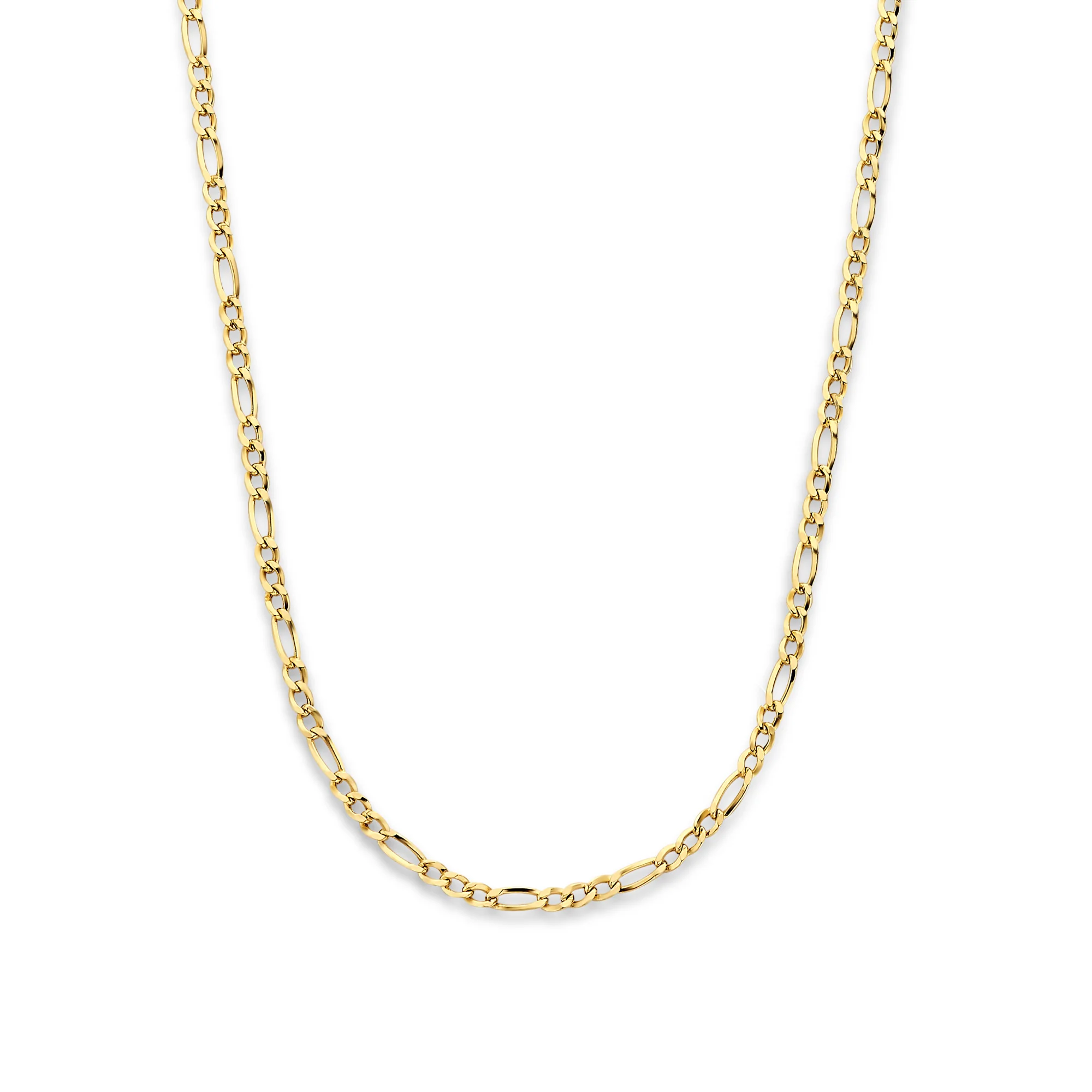 Rivoli Nina 14 karat gold necklace with figaro chain - Image 2