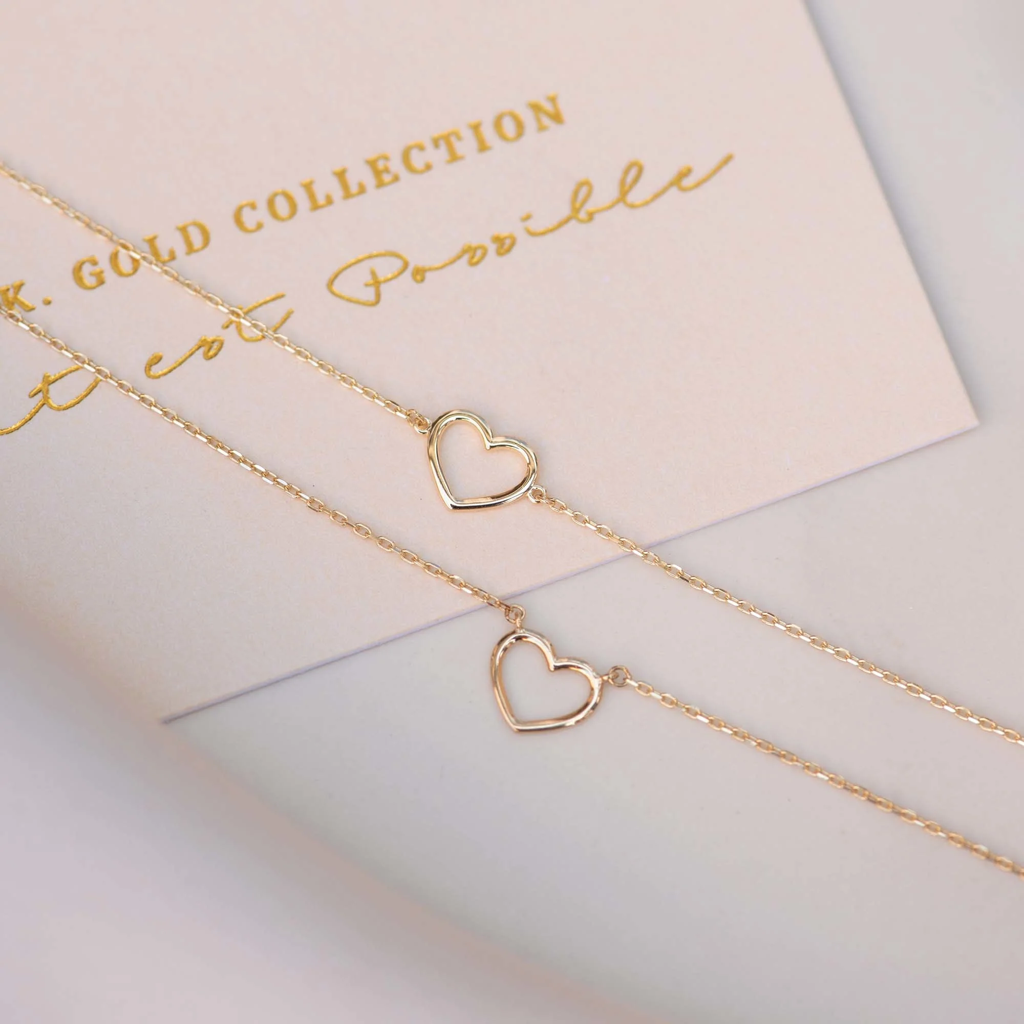 Belleville Amore 14 karat gold necklace with heart - Image 5