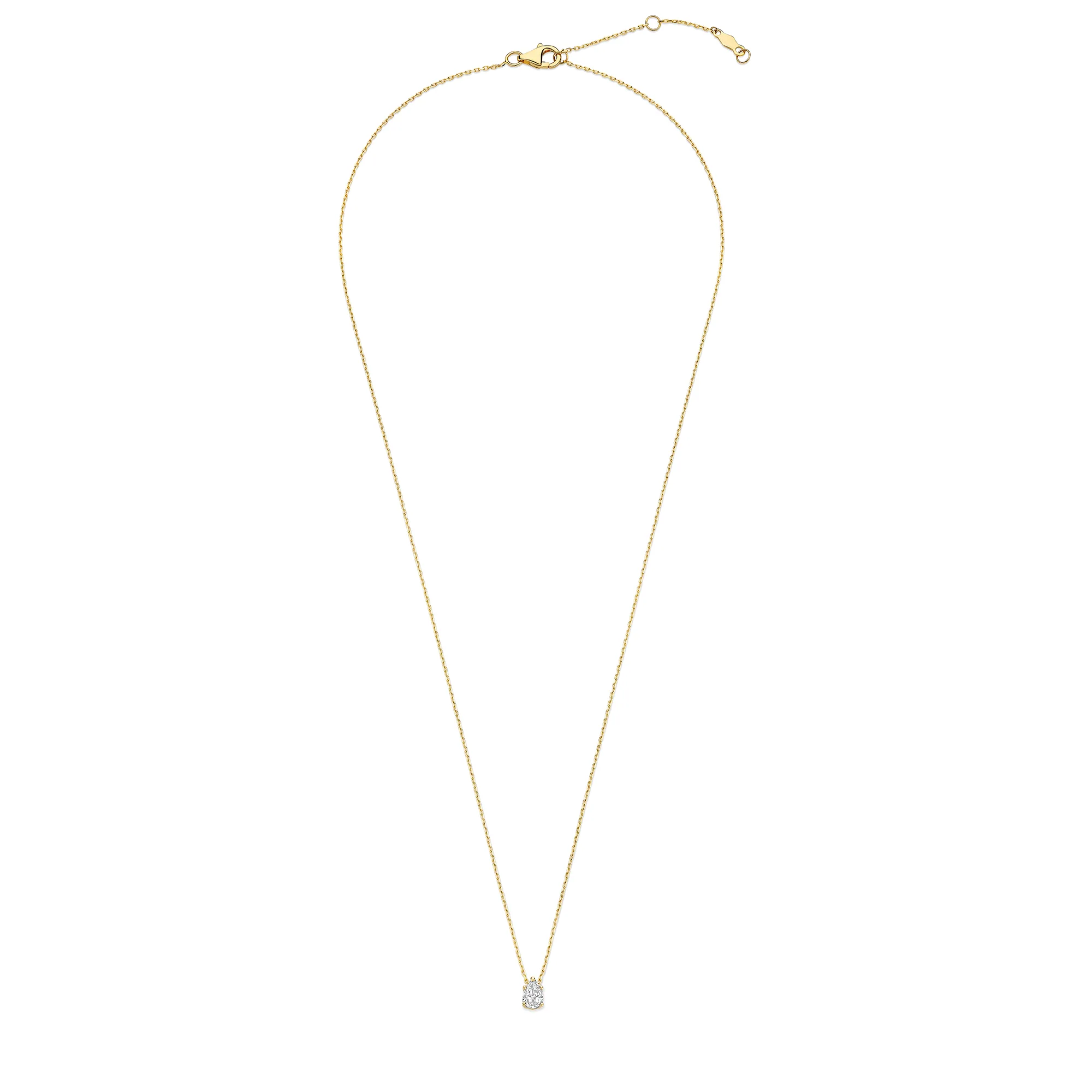 De la Paix Eloise 14 karat gold necklace with diamond 0.15 carat - Image 6