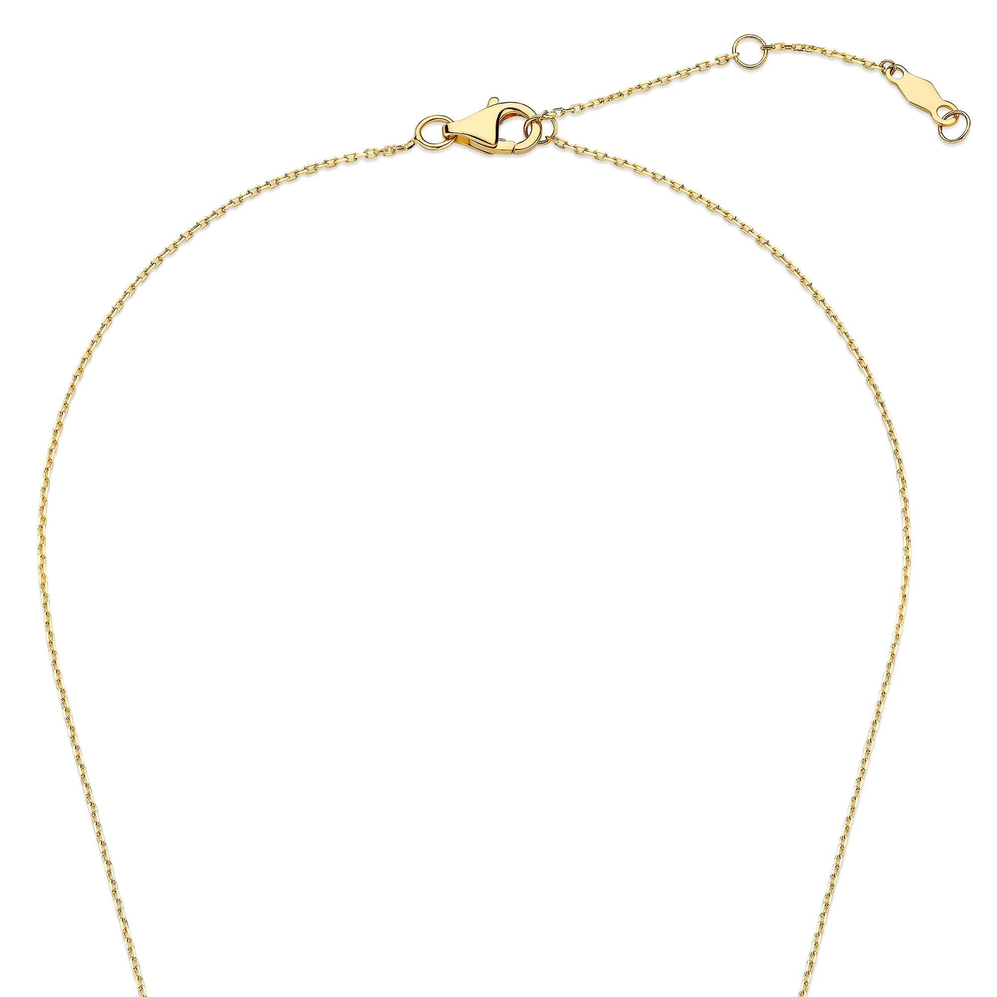 De la Paix Inaya 14 karat gold necklace with diamond 0.03 carat - Image 8