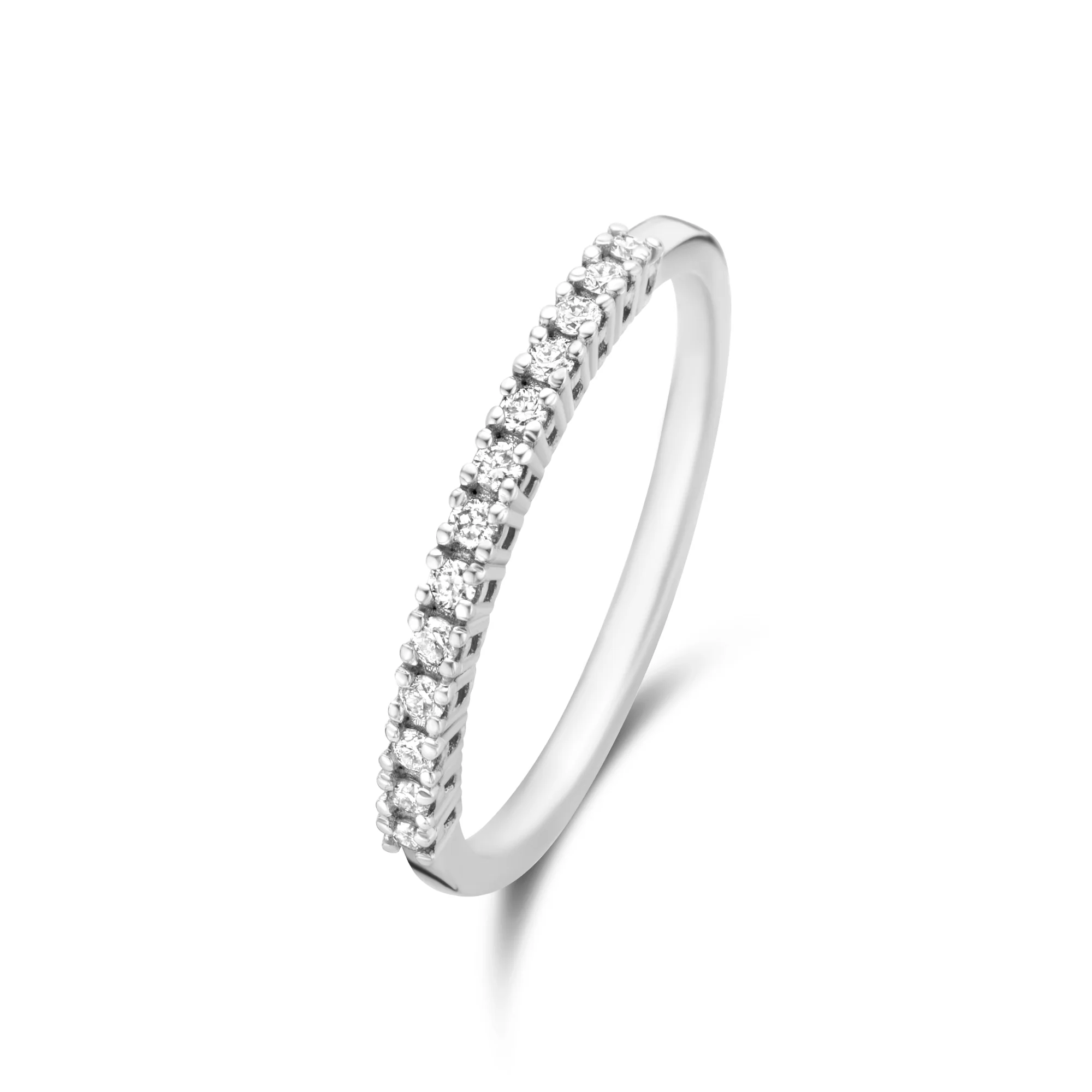 De la Paix Madeline 14 karat white gold ring with diamond 0.14 carat