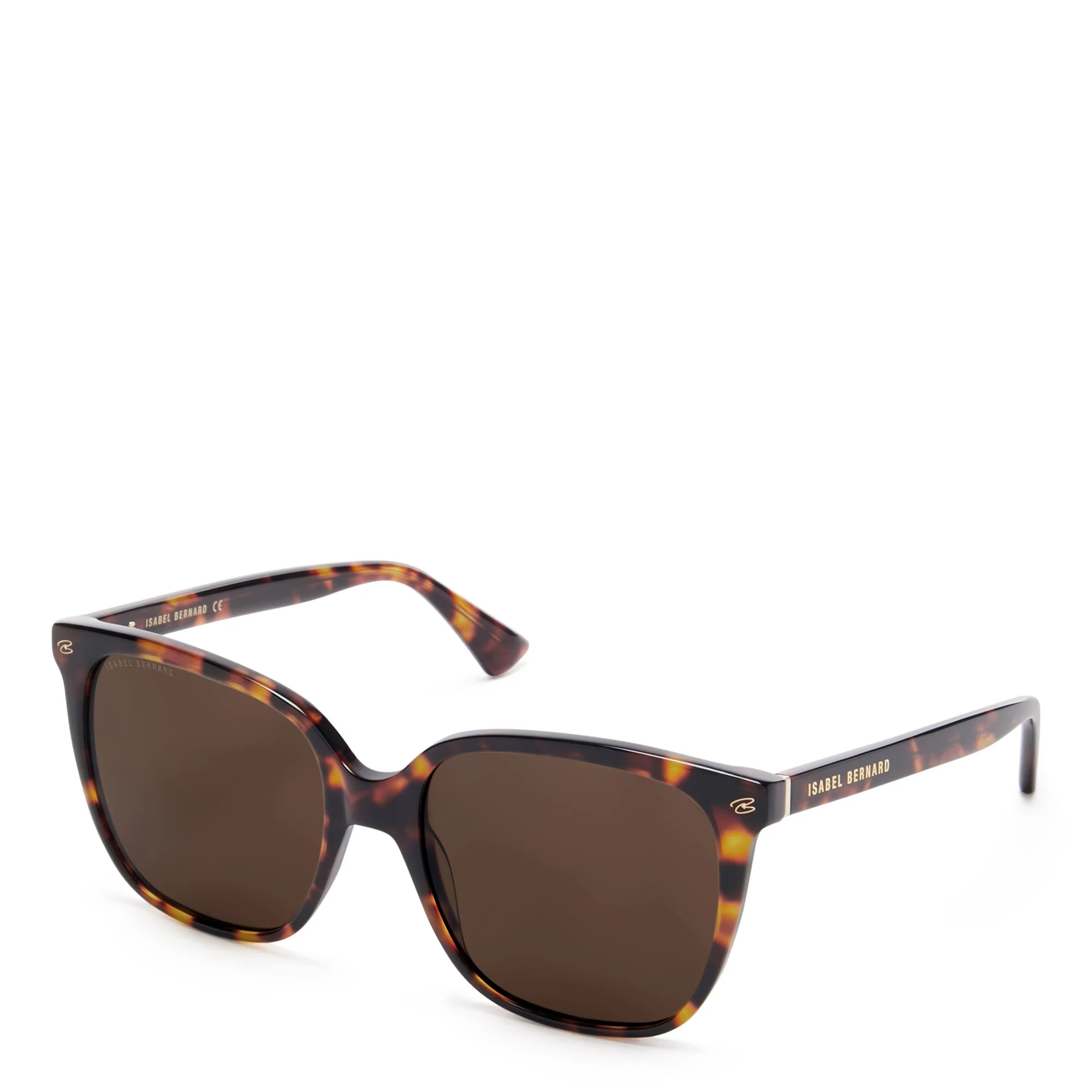La Villette Raison brown tortoise square sunglasses with brown lenses