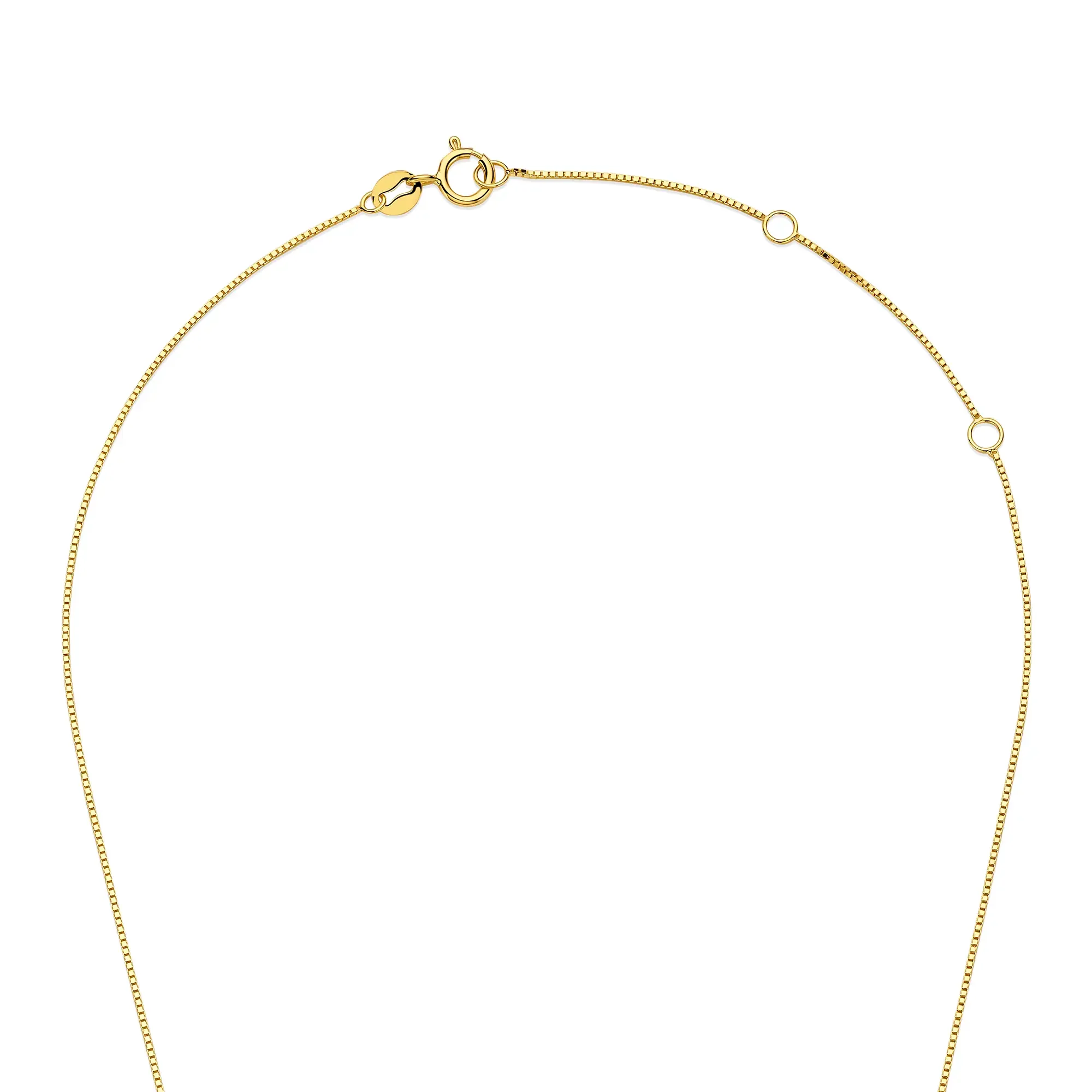 Étoiles d’Or Aquarius 14 Carat Gold Venetian Necklace With Horoscope - Image 4