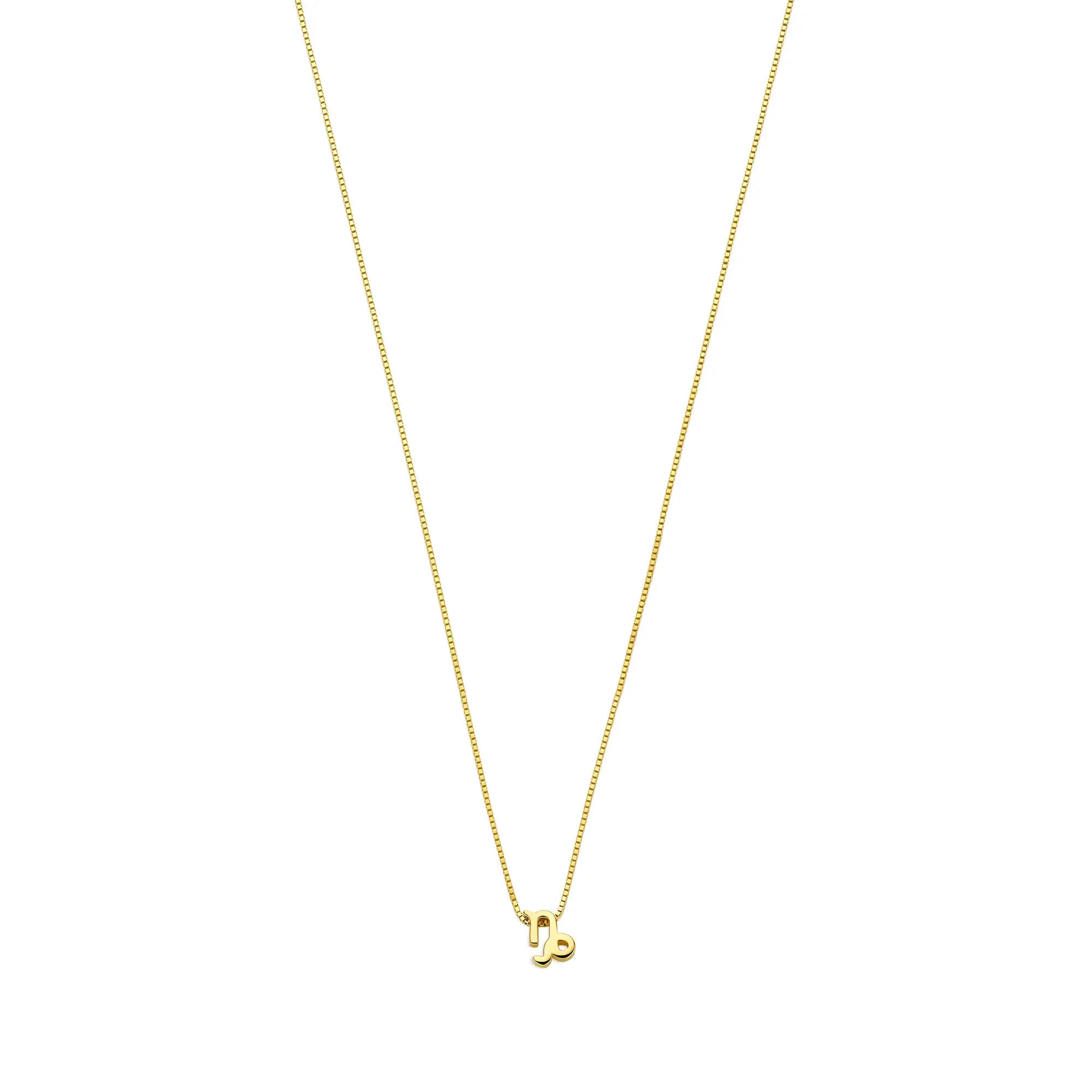 Étoiles d’Or Capricorn 14 Carat Gold Venetian Necklace With Horoscope