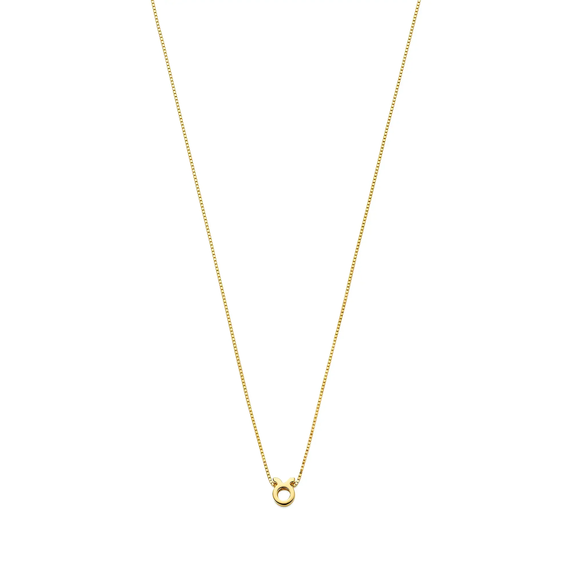 Étoiles d’Or Taurus 14 Carat Gold Venetian Necklace With Horoscope