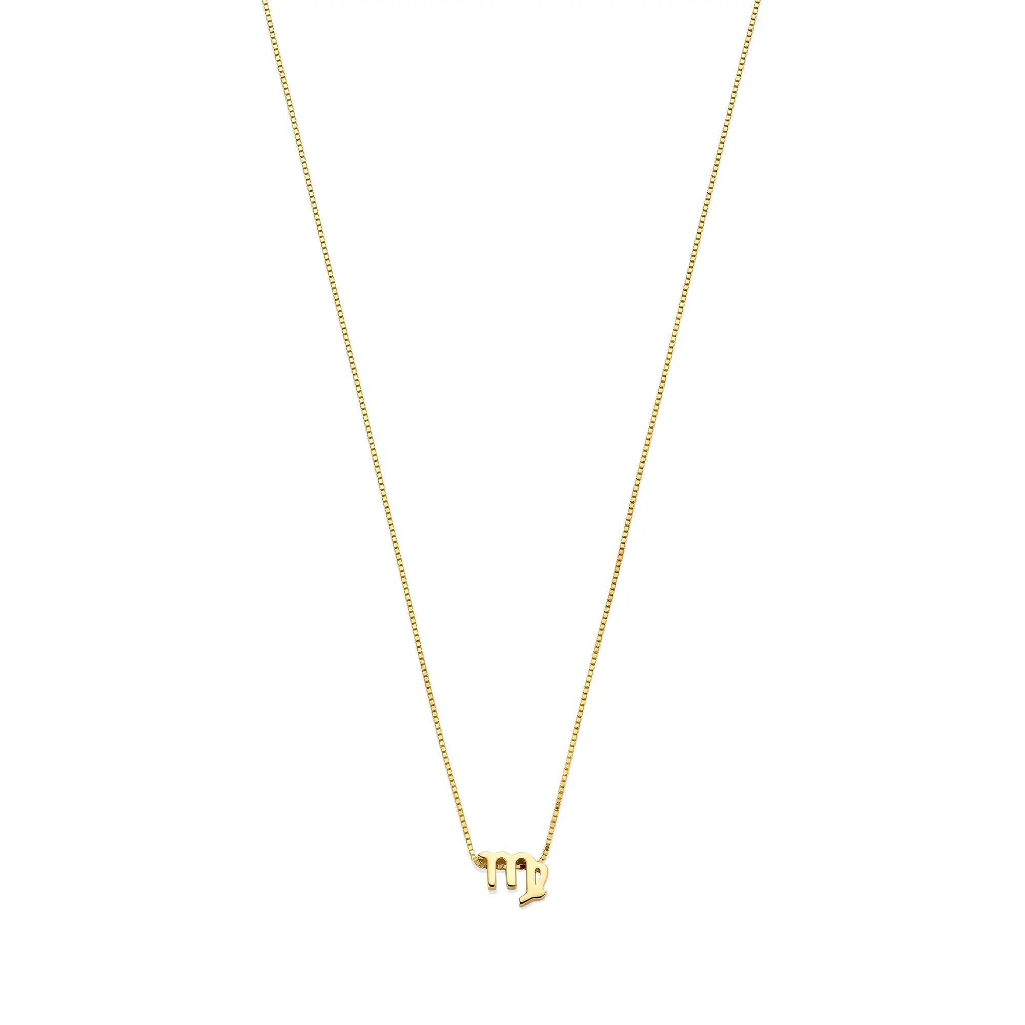 Étoiles d’Or Virgo 14 Carat Gold Venetian Necklace With Horoscope