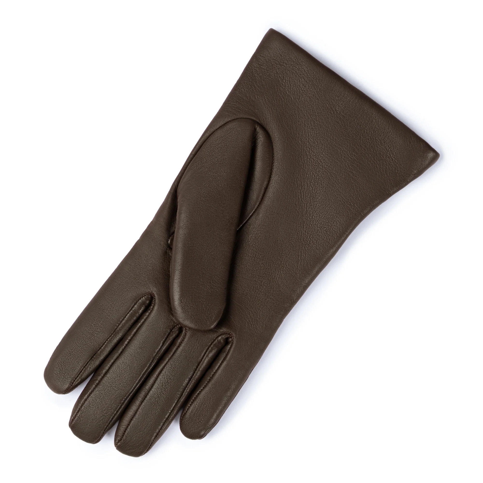 Honoré Eleanor dark brown  goatskin leather gloves - Image 4