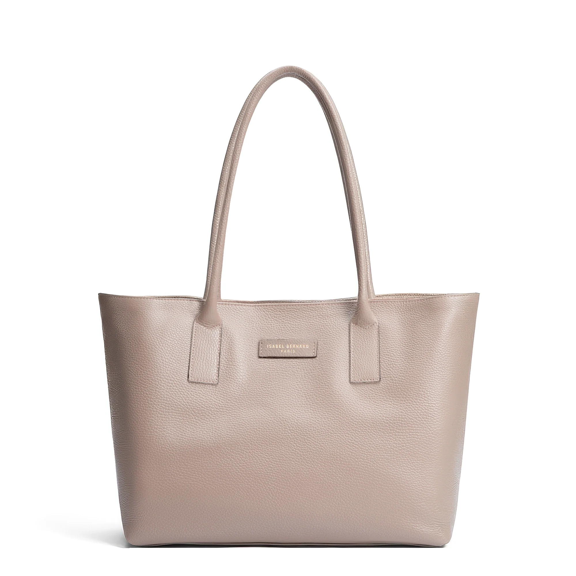 Honoré Elin Taupe calfskin leather shoulder bag