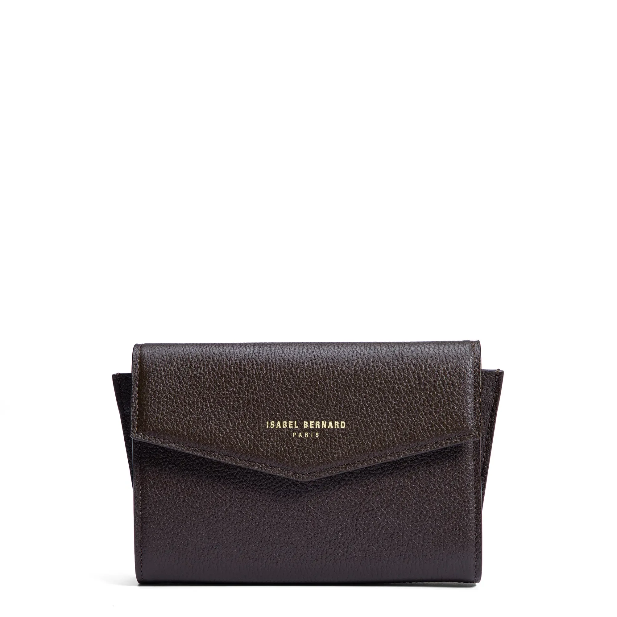 Honoré Lina Dark Brown Clutch With Detachable Shoulder Chain