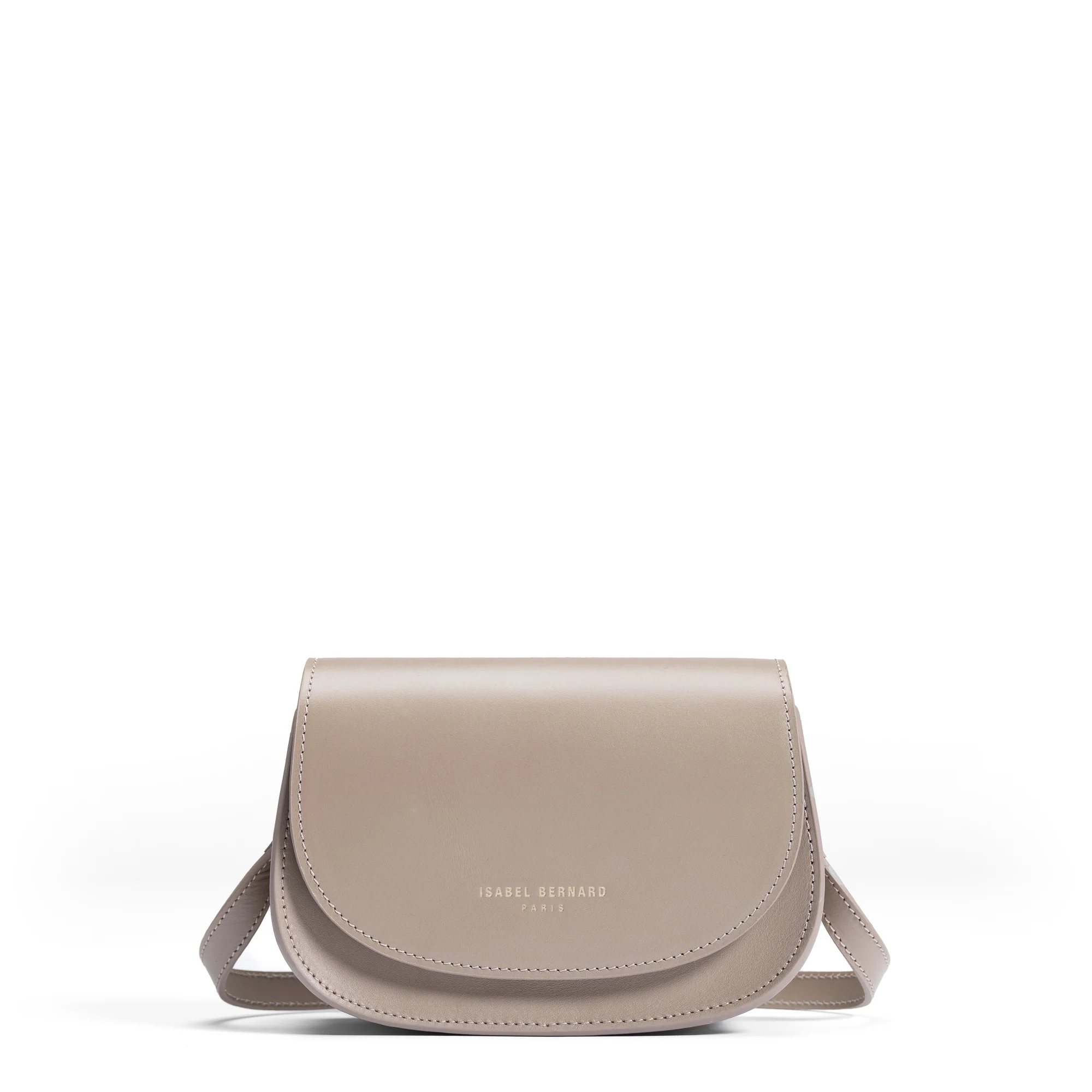 Montmartre Manon taupe vegetable tanned leather crossbody bag